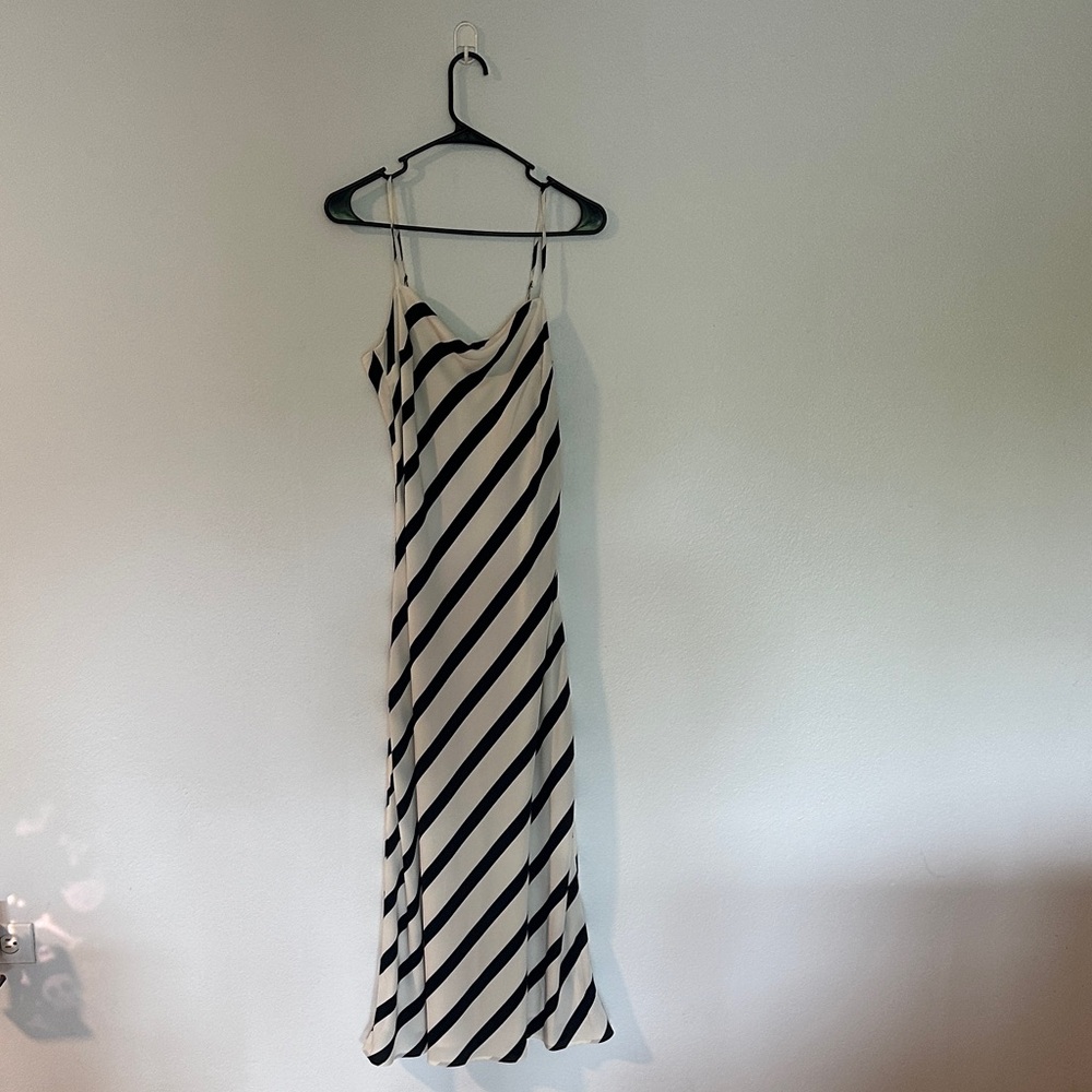 Abercrombie and Fitch Striped Midi Dress